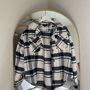 Love Tree Plaid Jacket